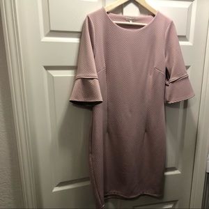 Light pink cocktail dress